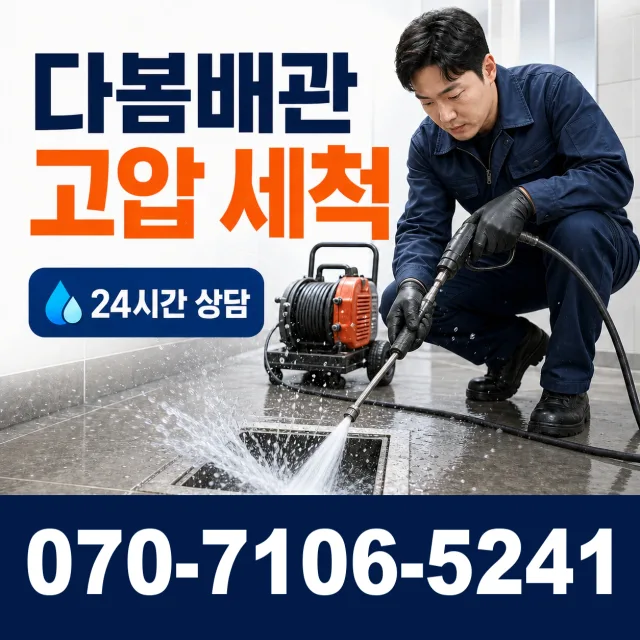 전남광주 신안군 하의면 장병도길 배관청소 상담 이미지 4